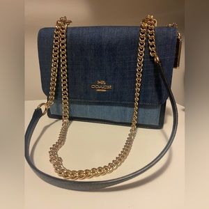 COACH KLARE DENIM CROSSBODY